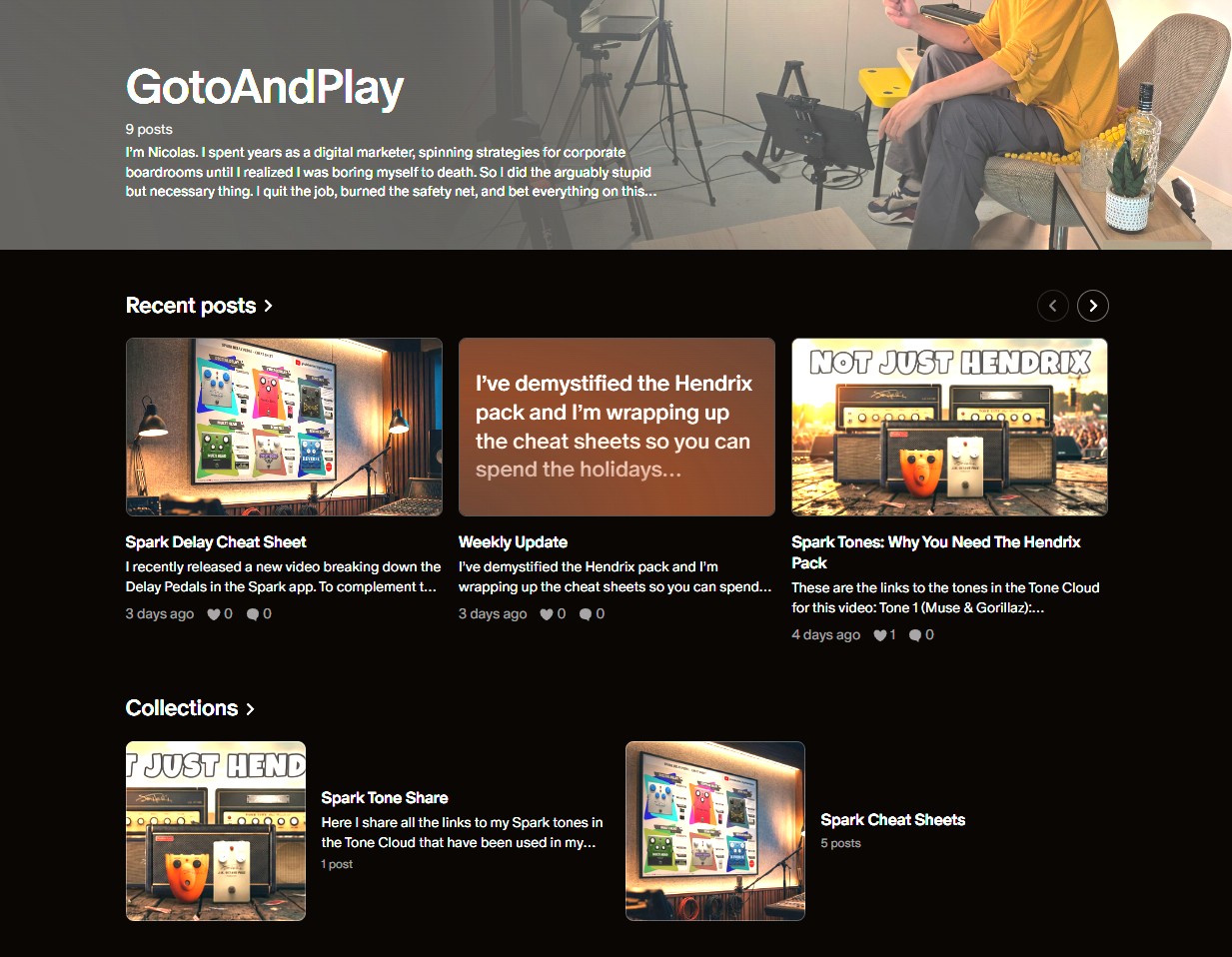 Spark compressor session view